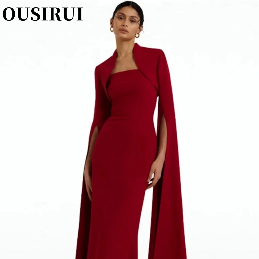 OUSIRUI Shawl Split Long Sleeve Patchwork Diamond Women's Fashion Evening Dress Elegant Party Dresses Autumn 2024
OUSIRUI Shawl Split Long Sleeve Patchwork Diamond Women's Fashion Evening Dress Elegant Party Dresses Autumn 2024