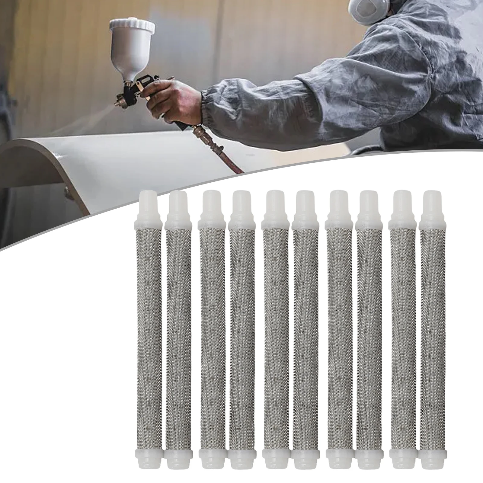 5/10pcs 50 Airless Spraygun Filters Mesh Airless Spray Filter Stainless Steel Paint Spraygun Filter White Accessories Gun Filter
5/10pcs 50 Airless Spraygun Filters Mesh Airless Spray Filter Stainless Steel Paint Spraygun Filter White Accessories Gun Filter