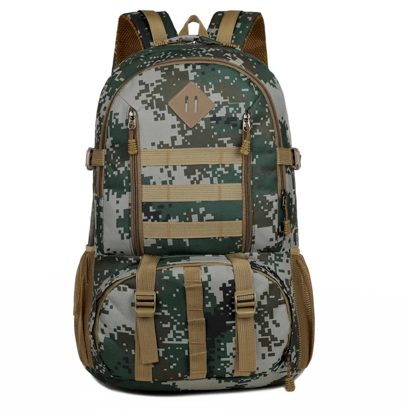 

Outdoor Hiking Backpack Travel Bag New Style 50L Large Capacity Camouflage Shoulder Bag