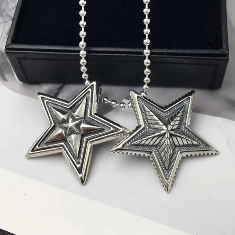 Подвеска из серебра S925 пробы в ретро стиле для мужчин и женщин, ожерелье в виде пентаграма для пар, подарок на день Святого Валентина
Подвеска из серебра S925 пробы в ретро стиле для мужчин и женщин, ожерелье в виде пентаграма для пар, подарок на день Святого Валентина