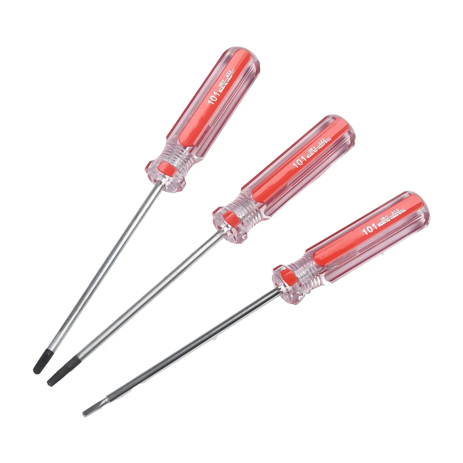 

6pcs Triangle Screwdriver Triangle Drive Screwdriver Removal Repair Tool 1.8-4.2 Chromium Vanadium Steel Screwdriver Set