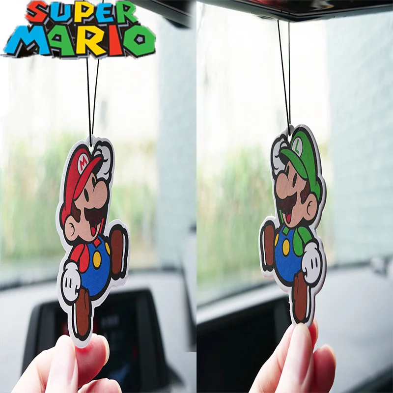 Super Mario Bros Car Perfume Pendant Anime Character Car Interior Hanging Pendant Aromatherapy Car Fragrance Deodorant Gift
Super Mario Bros Car Perfume Pendant Anime Character Car Interior Hanging Pendant Aromatherapy Car Fragrance Deodorant Gift