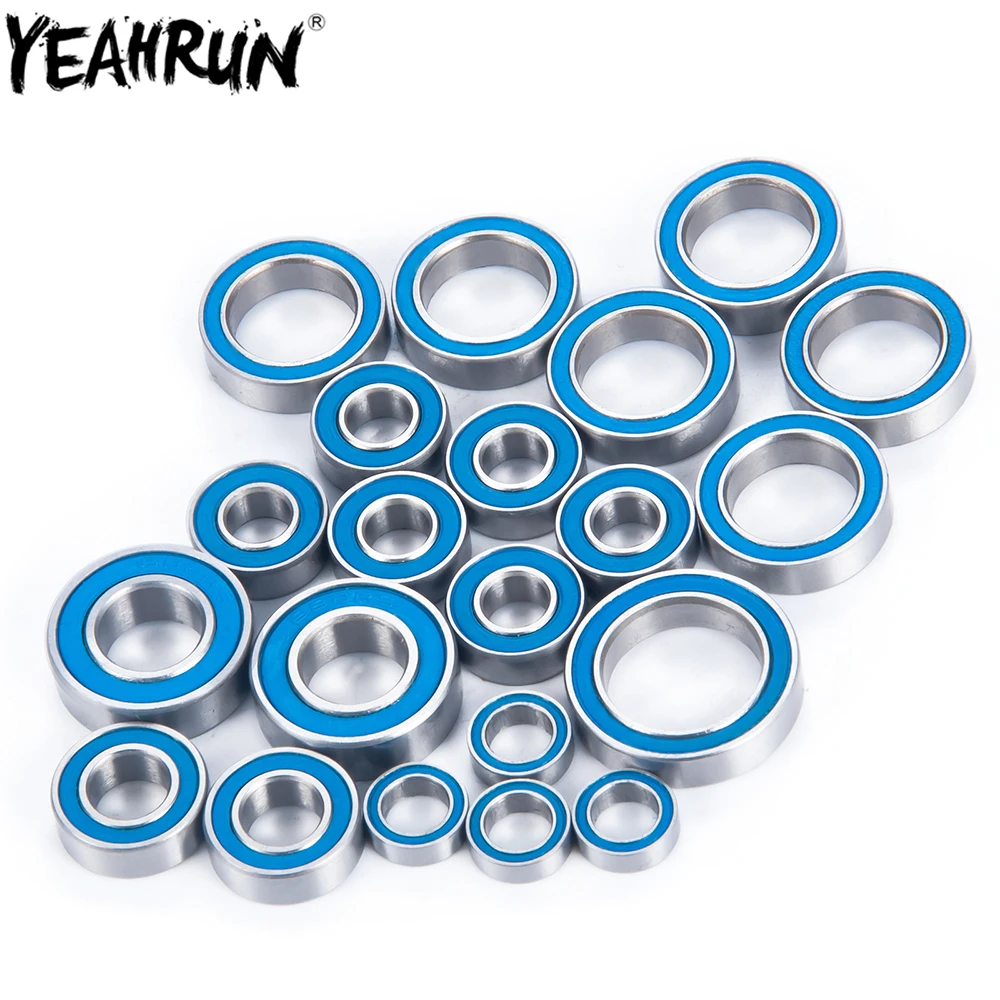 YEAHRUN, 21 шт., комплект подшипников с резиновым уплотнением, хромированная сталь для Hoss 4x4 VXL, все версии, детали для гусеничных машин на радиоуправлении
YEAHRUN, 21 шт., комплект подшипников с резиновым уплотнением, хромированная сталь для Hoss 4x4 VXL, все версии, детали для гусеничных машин на радиоуправлении