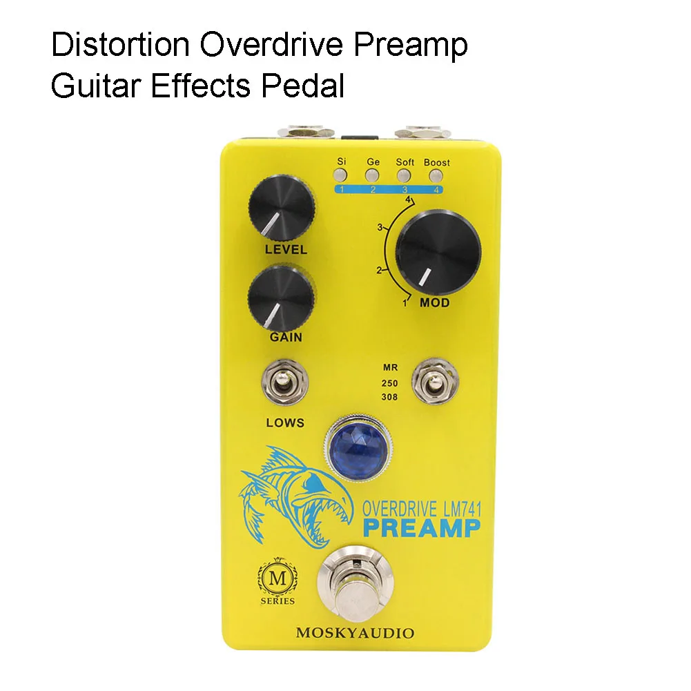 Mosky, искажение Overdrive Preamp 4, электронная гитара, педаль эффектов, педаль эффектов, детали
Mosky, искажение Overdrive Preamp 4, электронная гитара, педаль эффектов, педаль эффектов, детали