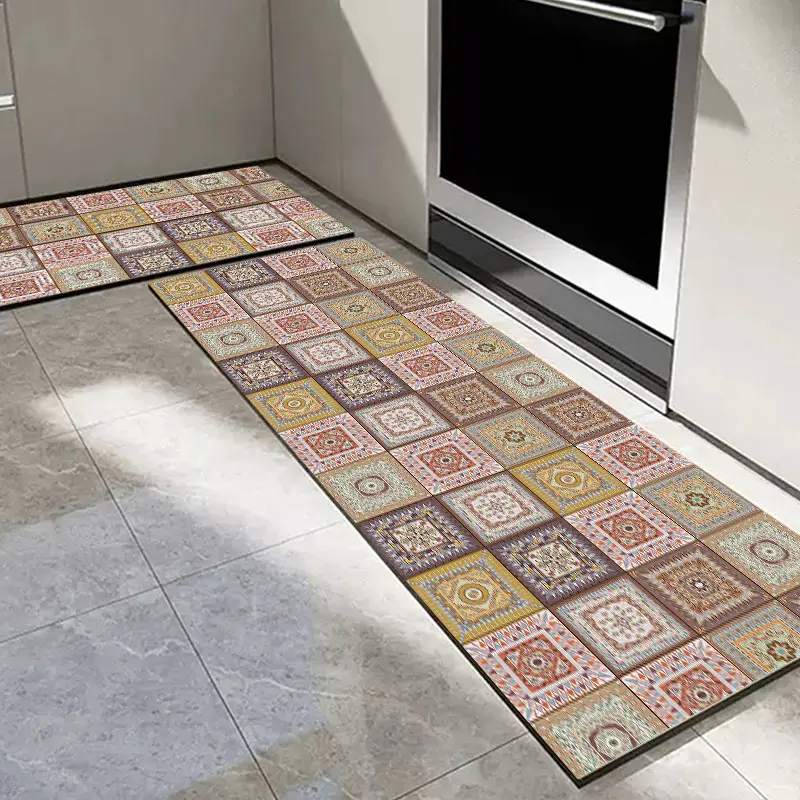 

Non Slip Kitchen Floor Mats For Living Room Waterproof Kitchen Rug Long Area Rugs Hallway Bathroom Mat Entrance Doormat Washable