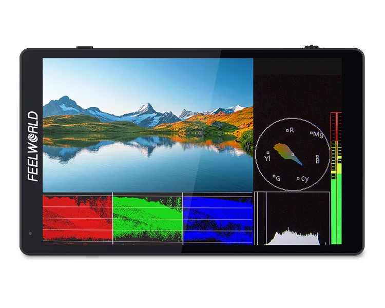 7-дюймовый сенсорный 3D-экран FEELWORLD F7 PRO для цифровой зеркальной камеры с режимом работы в полевых условиях, мощный и устанавливаемый комплект HDR монитора 4K 60 Гц HD
7-дюймовый сенсорный 3D-экран FEELWORLD F7 PRO для цифровой зеркальной камеры с режимом работы в полевых условиях, мощный и устанавливаемый комплект HDR монитора 4K 60 Гц HD