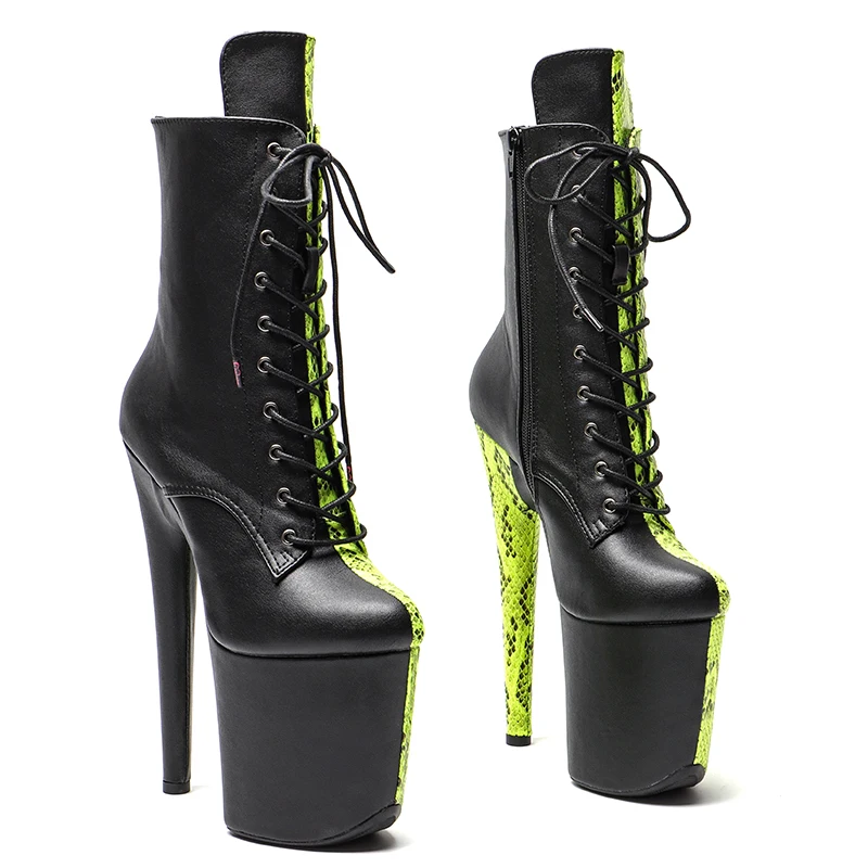 Leecabe 20CM/8inches Matte PU With snake upper High Heel platform Boots Pole Dance boot
Leecabe 20CM/8inches Matte PU With snake upper High Heel platform Boots Pole Dance boot