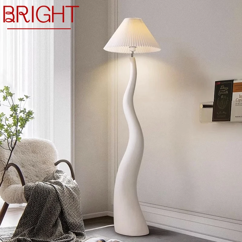BRIGHT Nordic Cream Style Floor Lamp French Style Living Room Bedroom Creative Curved Decorative Atmosphere 
BRIGHT Nordic Cream Style Floor Lamp French Style Living Room Bedroom Creative Curved Decorative Atmosphere