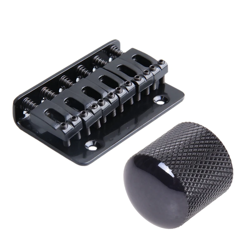 2 Pcs Black Electric Guitar Parts: 1 Pcs Electric Guitar Volume Tone Control Knob & 1 Pcs 6 Saddle Hardtail Bridge Top Load 65Mm
2 Pcs Black Electric Guitar Parts: 1 Pcs Electric Guitar Volume Tone Control Knob & 1 Pcs 6 Saddle Hardtail Bridge Top Load 65Mm