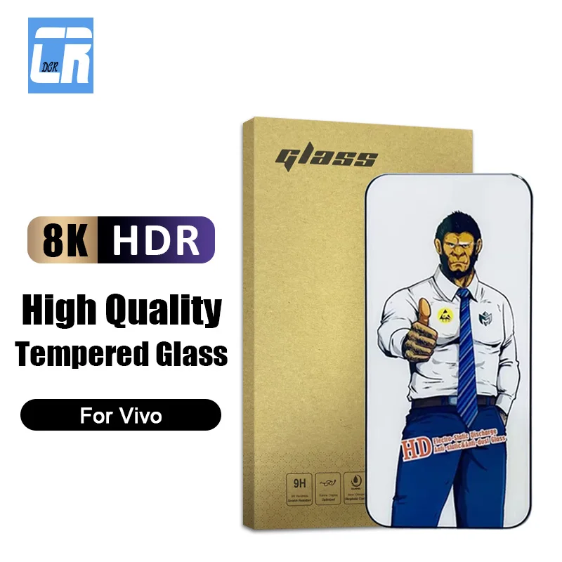 

High End Tempered Glass For Vivo iQOO Neo 8 7 Pro 6 SE Z8X Z7X Z6X Z5X Screen Protectors For Vivo Y27S Y17S Y56 Y36 Y16 Y35 Y02t