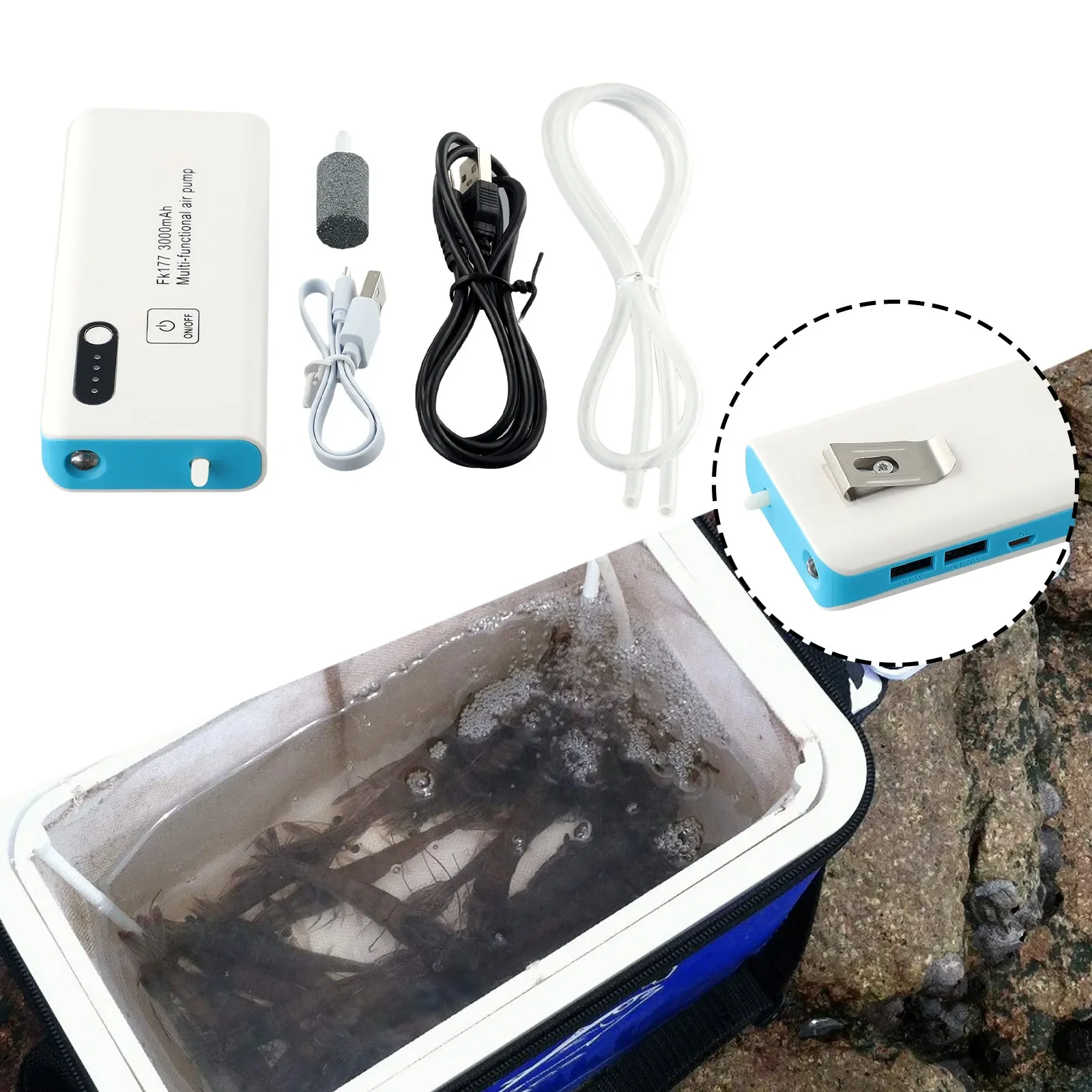 Аэратор для рыбалки, воздушный насос с USB-зарядкой, кислородный насос, автомобильный, кислородный, литиевый аккумулятор 3000 мАч, 14x6x2,2 см, рыболовные аксессуары, 1 шт.
Аэратор для рыбалки, воздушный насос с USB-зарядкой, кислородный насос, автомобильный, кислородный, литиевый аккумулятор 3000 мАч, 14x6x2,2 см, рыболовные аксессуары, 1 шт.