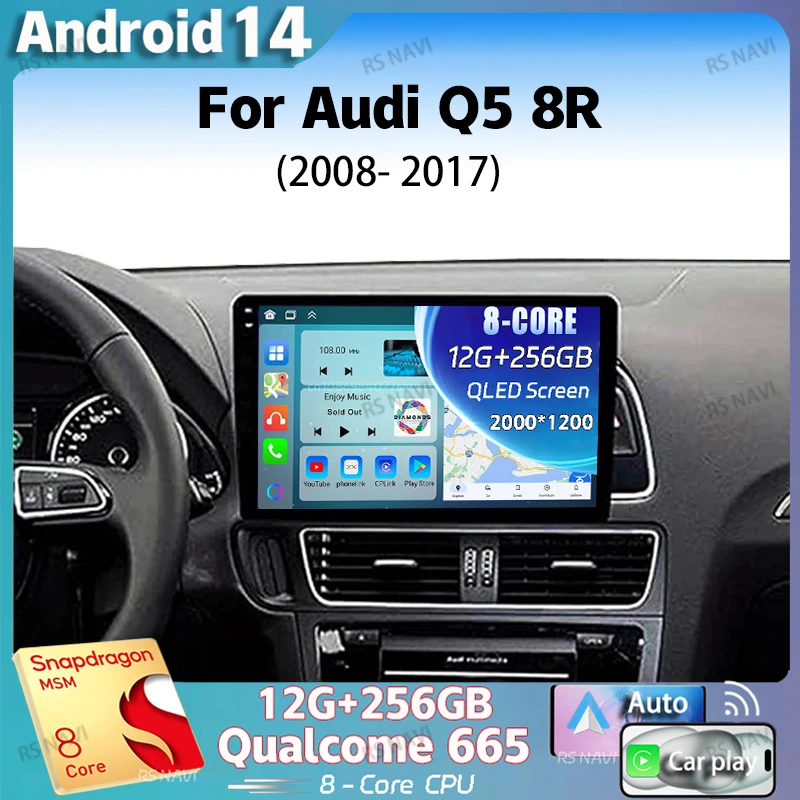Android 14 For Audi Q5 8R 2008 -2017 2K QLED Android Car Radio Multimedia Video Player GPS AI Voice CarPlay 4G Stereo
Android 14 For Audi Q5 8R 2008 -2017 2K QLED Android Car Radio Multimedia Video Player GPS AI Voice CarPlay 4G Stereo