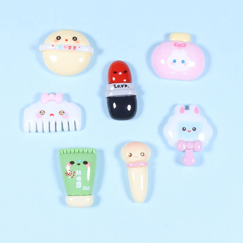 100pcs Imitation Cartoon Cosmetics Flat Back Resin Cabochon Kawaii Scrapbooking Decoration Crafts DIY Dollhouse Accessories
100pcs Imitation Cartoon Cosmetics Flat Back Resin Cabochon Kawaii Scrapbooking Decoration Crafts DIY Dollhouse Accessories