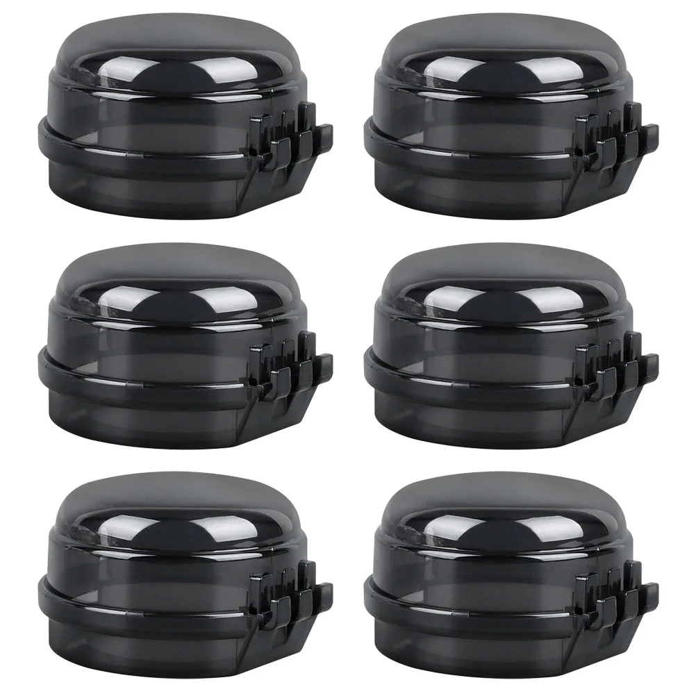 

6 Pcs Stove Knob Cover Locks Covers Protection Child Safety Oven for Proof Plastic Baby Proofing