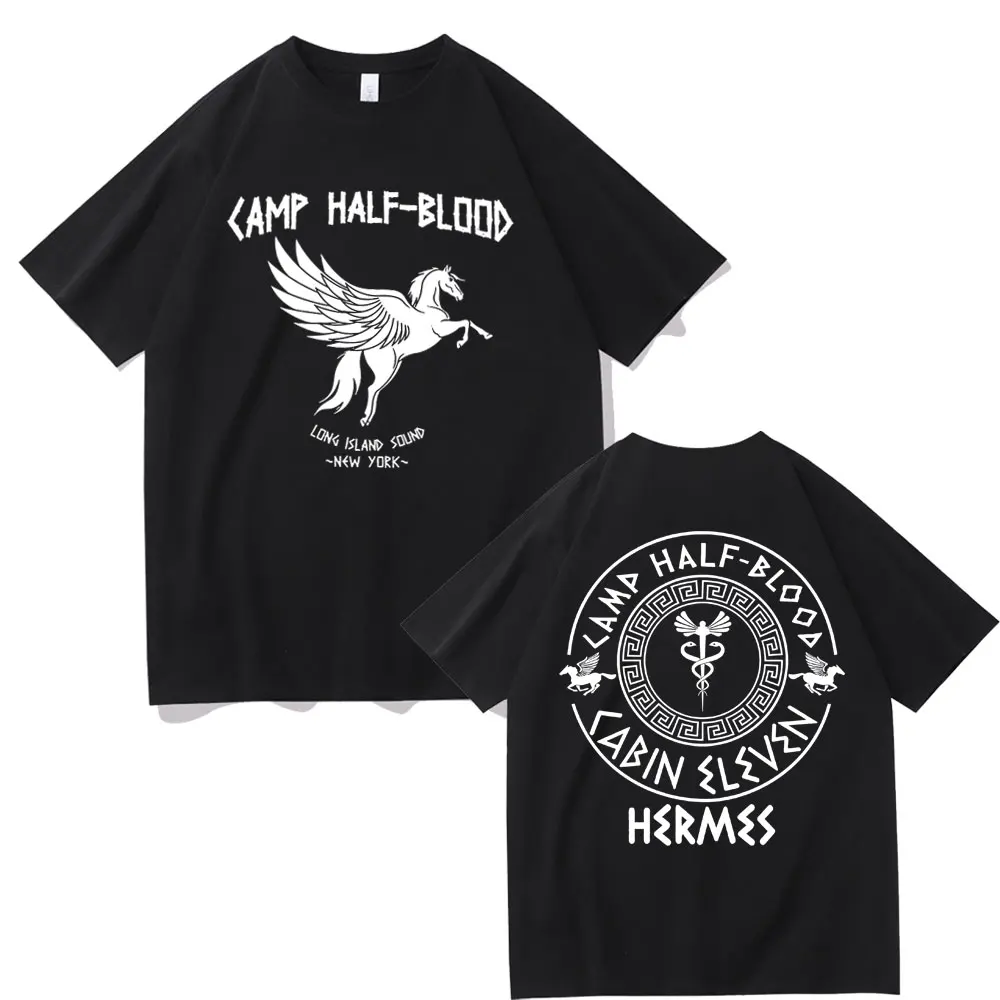 

Best Famous Camp Half Blood Tshirt Male Hip Hop Oversized Streetwear Men's Gothic Cool T-shirt Men Women Vintage Causal T-shirts