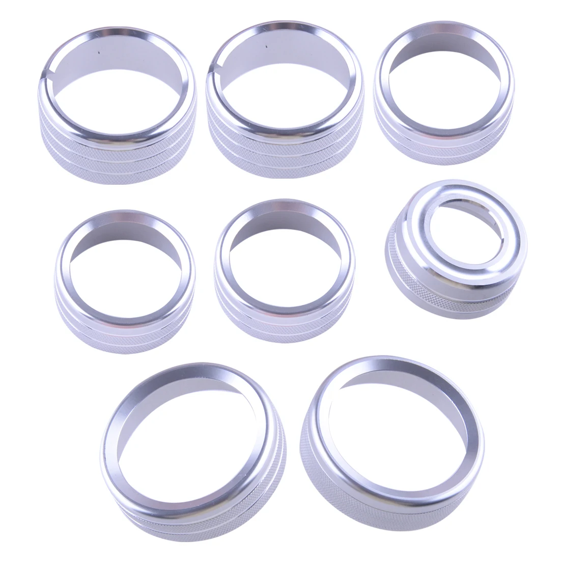 8 шт., декоративная крышка переключателя из серебристого алюминиевого сплава для Chevrolet Silverado 2014-2018 
8 шт., декоративная крышка переключателя из серебристого алюминиевого сплава для Chevrolet Silverado 2014-2018