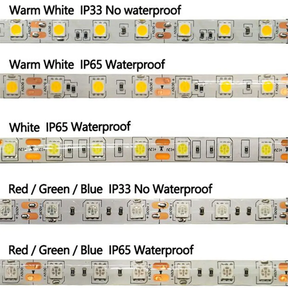 5V 12v 24v 5050 LED Strip 30LEDs 60LEDs120LEDs/M DC5 12V Flexible LED Light Warm Whit /White 5m/Lot
5V 12v 24v 5050 LED Strip 30LEDs 60LEDs120LEDs/M DC5 12V Flexible LED Light Warm Whit /White 5m/Lot
