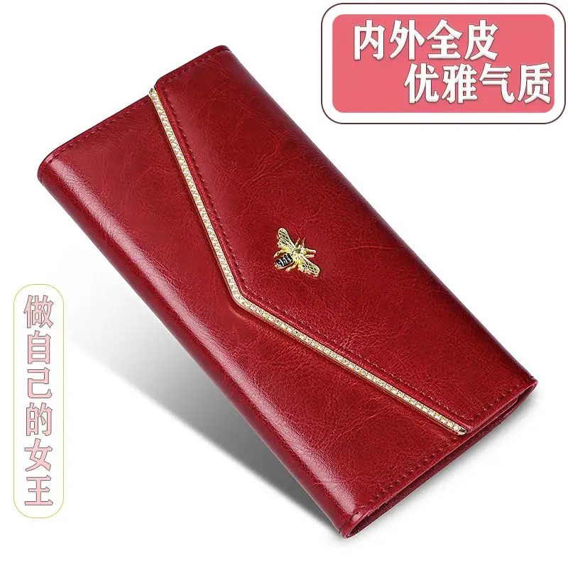 Genuine Leather Wallet for Women's Long 20233 New INS Small Pack Multifunctional Card ID Bag
Genuine Leather Wallet for Women's Long 20233 New INS Small Pack Multifunctional Card ID Bag