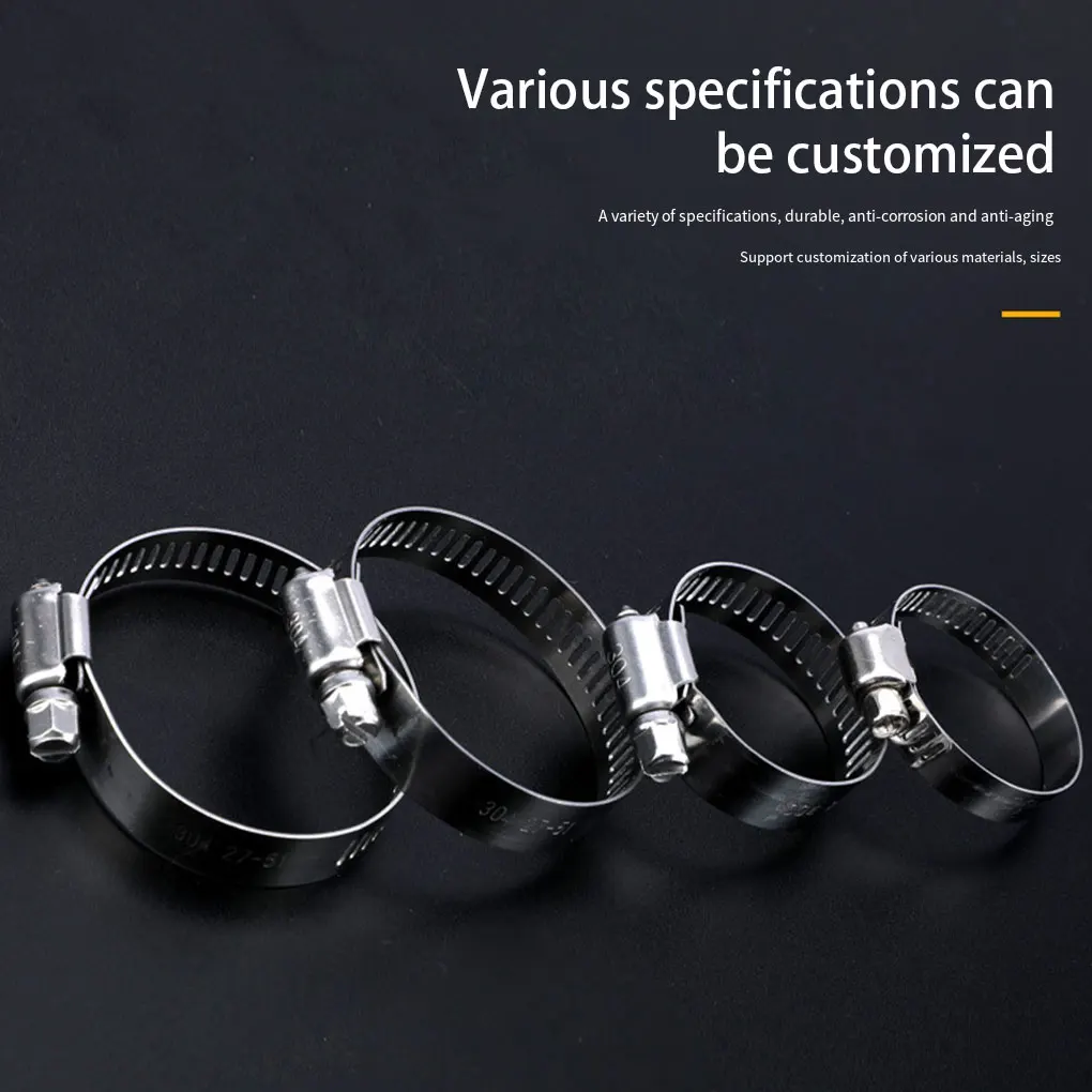 20pieces Easy-to 304 Stainless Steel Clamp Various Applications Waterproof Easy To Wide Application
20pieces Easy-to 304 Stainless Steel Clamp Various Applications Waterproof Easy To Wide Application