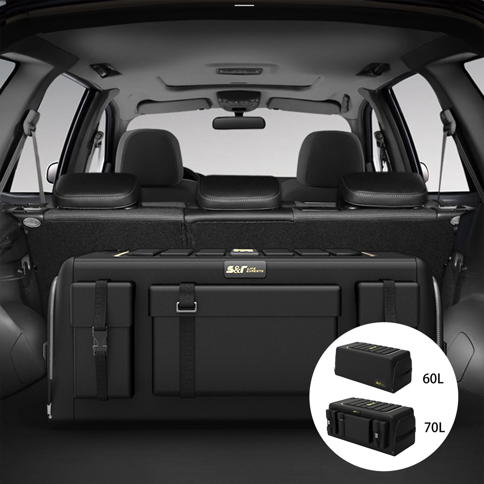 60L/70L Portable SUV Auto Truck Cargo Storage Bag Trunk Box Foldable Car Trunk Organizer In-car Organize Artifacts Supplies
60L/70L Portable SUV Auto Truck Cargo Storage Bag Trunk Box Foldable Car Trunk Organizer In-car Organize Artifacts Supplies