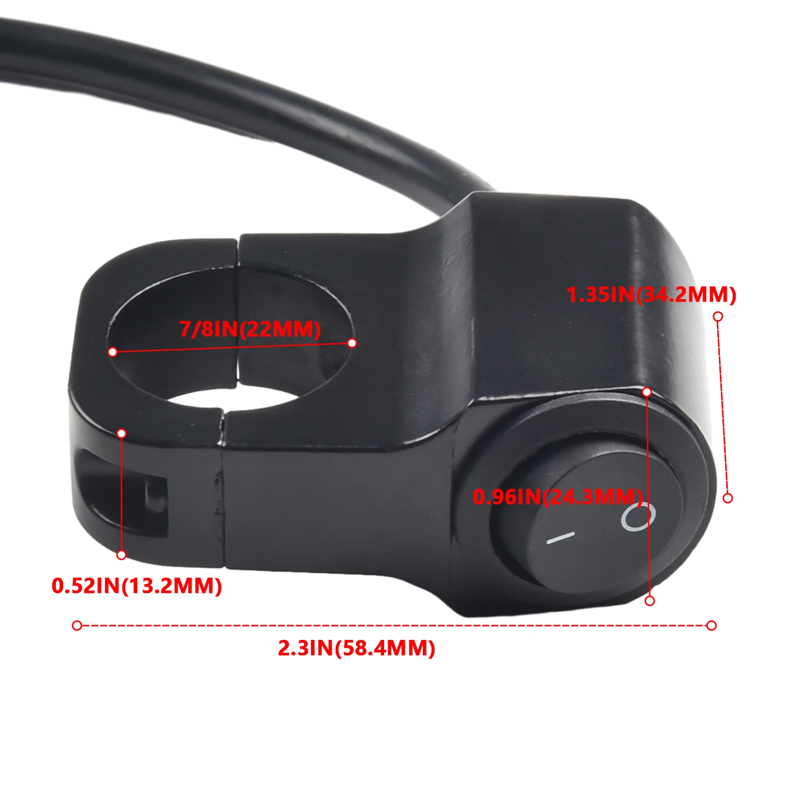 1pcs Waterproof Motorbike Motorcycle Handlebar Headlight Fog Spot Light On Off Switch 47cm 120W 10A 12V
1pcs Waterproof Motorbike Motorcycle Handlebar Headlight Fog Spot Light On Off Switch 47cm 120W 10A 12V