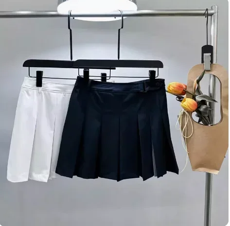 

Одежда для гольфа Женская Джерси Новинка Лето 2024 Спортивная функциональная ткань быстросохнущая дышащая плиссированная короткая юбка брюки