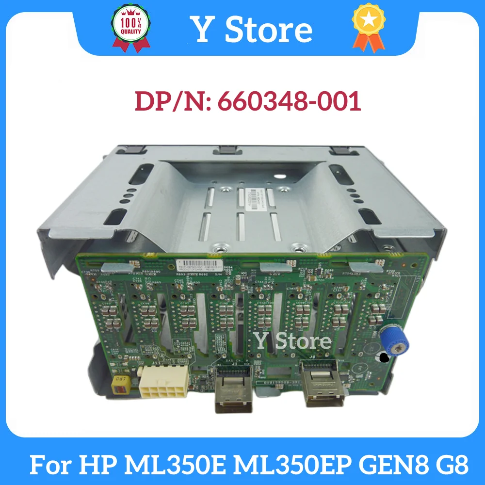 

Original For HP ML350E ML350EP GEN8 G8 Server Accessories 2.5 Inch 8x SFF Hard Drive Cage Wih Backplane 660348-001 638928-001