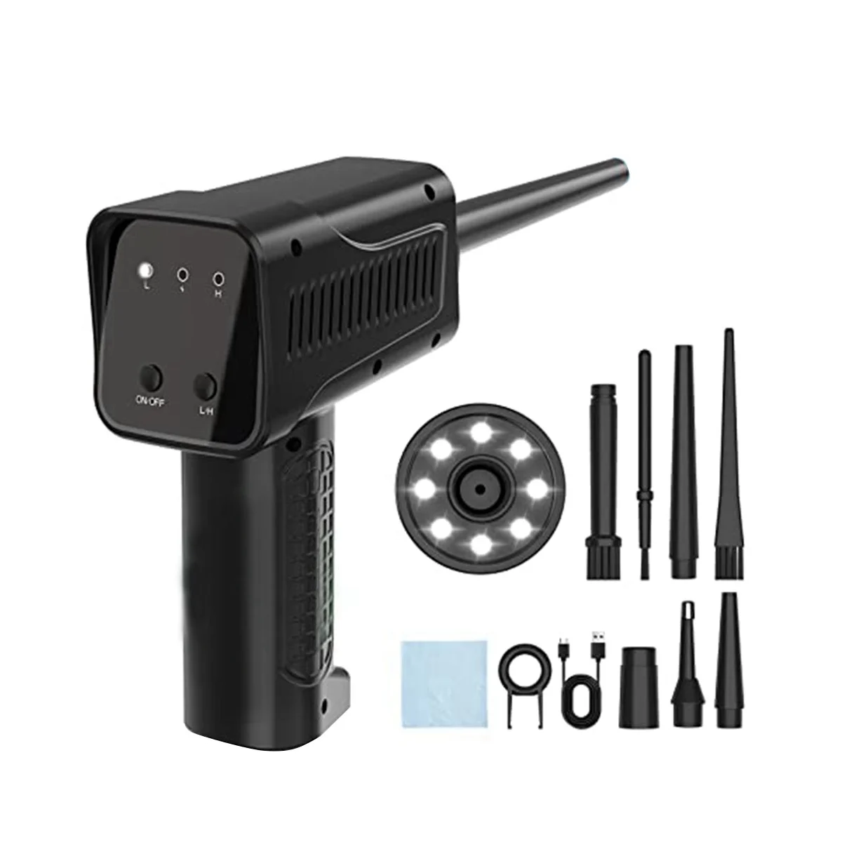 Dust Blower Electric Compressed Air Spray, PC Cleaning Set Compressed Air Can PC Vacuum Cleaner Dust Blower
Dust Blower Electric Compressed Air Spray, PC Cleaning Set Compressed Air Can PC Vacuum Cleaner Dust Blower