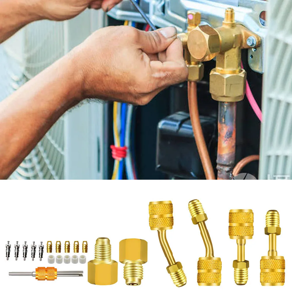 For Mini Split System Vacuum Pump Adapter R410A Adapter Auto Parts 5/16 Female 1/4 Angled Brass Remover Straight
For Mini Split System Vacuum Pump Adapter R410A Adapter Auto Parts 5/16 Female 1/4 Angled Brass Remover Straight