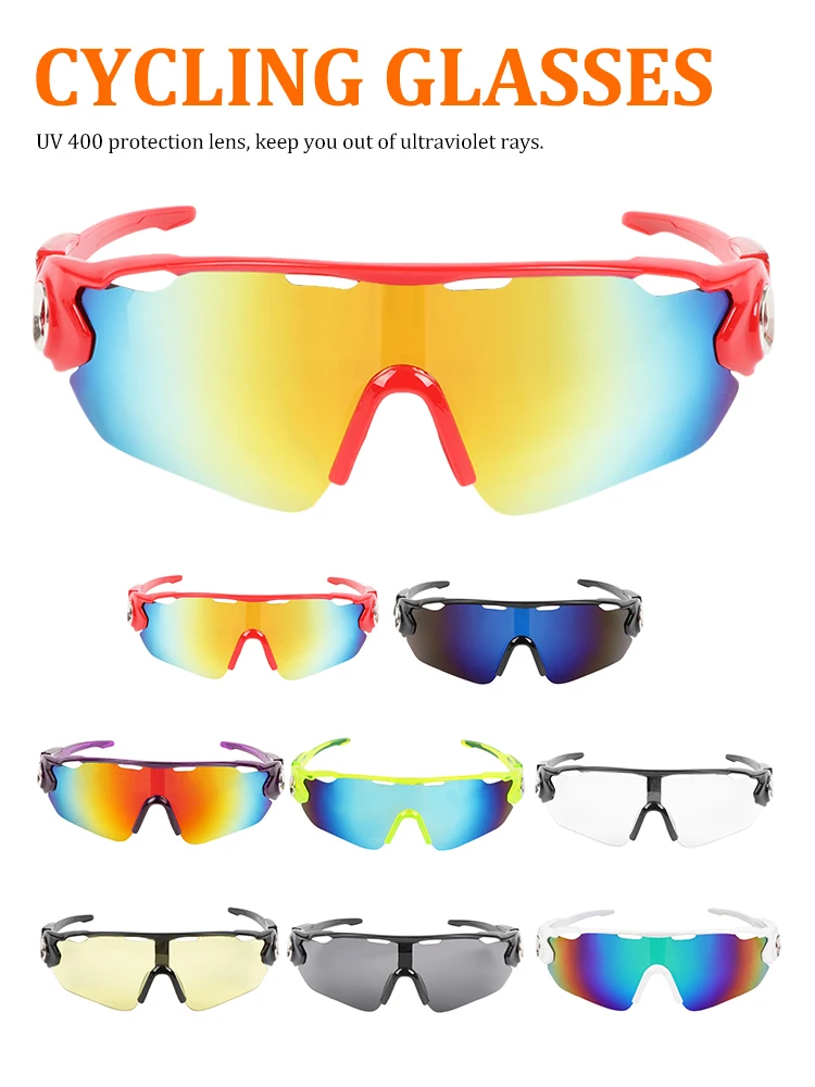 8 colors Fashion Protection Polarized Cycling Sunglasses UV 400 Eyewear Cycling Running Sports Sunglasses Goggles for Men Women
8 colors Fashion Protection Polarized Cycling Sunglasses UV 400 Eyewear Cycling Running Sports Sunglasses Goggles for Men Women