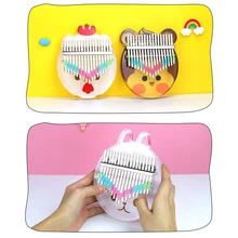 Kalimba Cartoon Animal Cute Thumb Piano for Kids 17 Keys Musical Instrument with Song Book Portable Storage Box Gift for Kids
Kalimba Cartoon Animal Cute Thumb Piano for Kids 17 Keys Musical Instrument with Song Book Portable Storage Box Gift for Kids