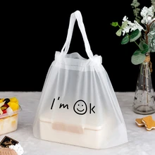 5PCS In Stock Factory Die Cut Handle Recycle Personalized Design Matte Clear Plastic Shopping Bags with Handle Plastic Bag
5PCS In Stock Factory Die Cut Handle Recycle Personalized Design Matte Clear Plastic Shopping Bags with Handle Plastic Bag