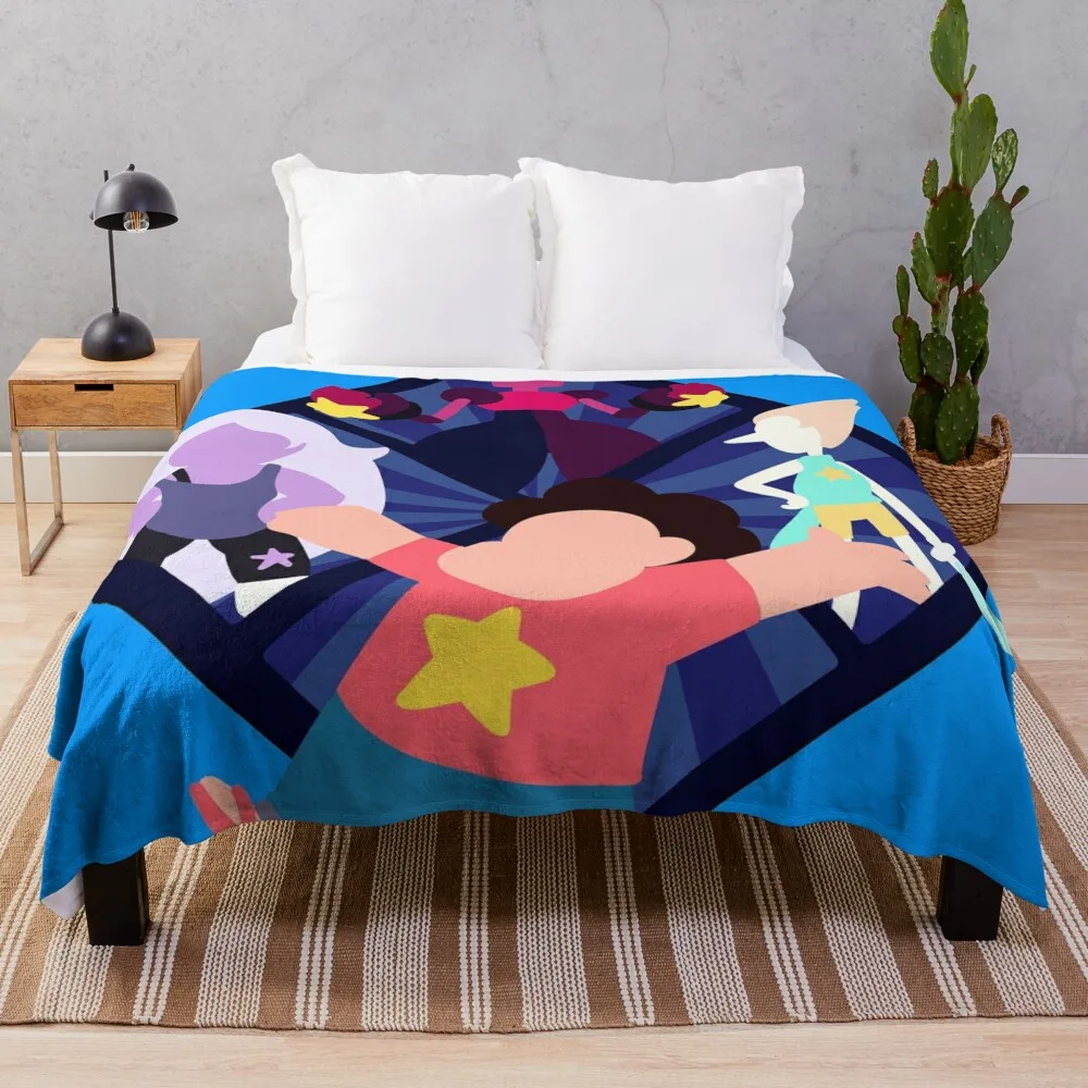 

steven universe 4 Throw Blanket Fashion Sofas Thin Decorative Beds Softest Blankets