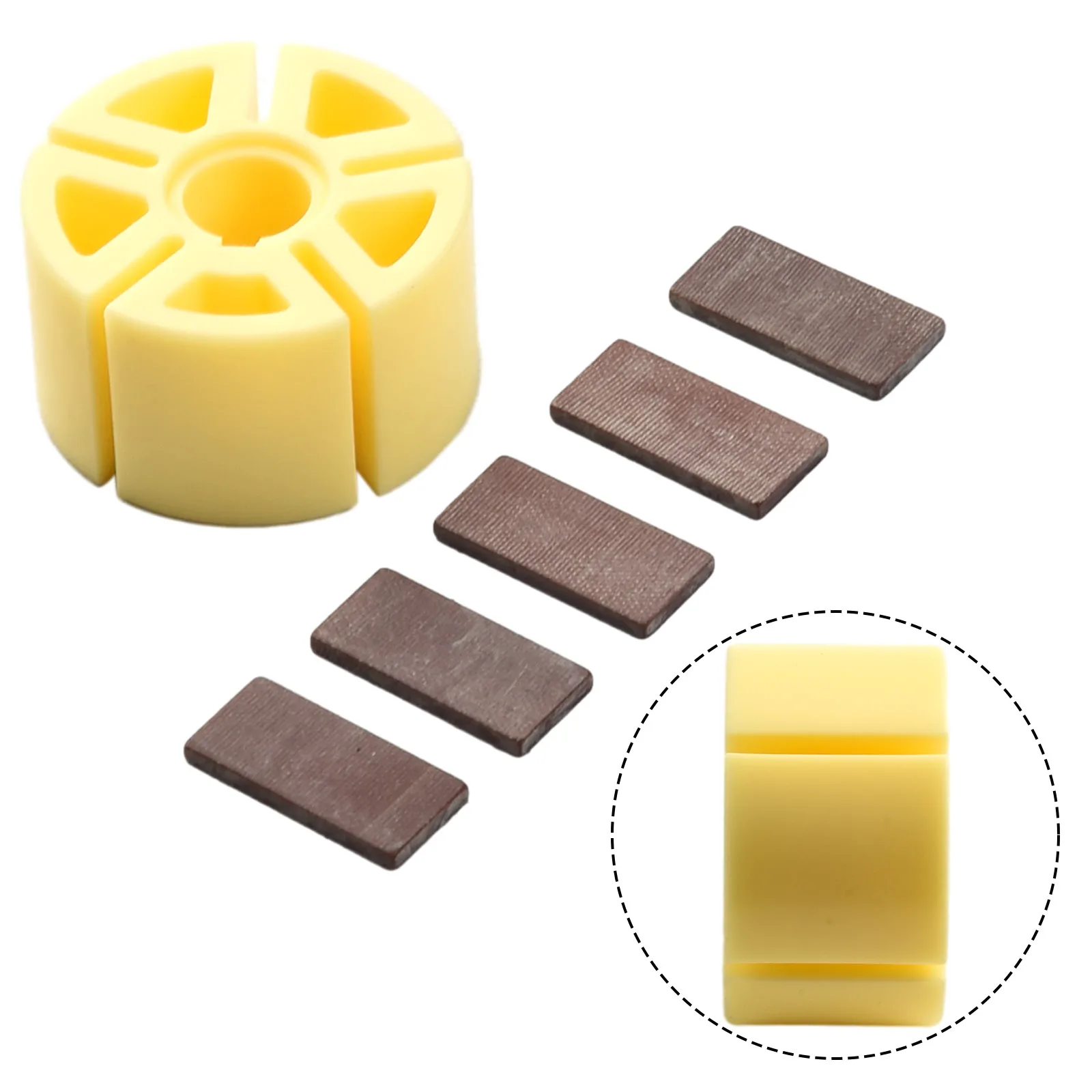 Blade Plastic Steel Rotor Brown Plastic Yellow 6Pcs/Set Bakelite Pneumatic Grinding Machine Accessories Garden
Blade Plastic Steel Rotor Brown Plastic Yellow 6Pcs/Set Bakelite Pneumatic Grinding Machine Accessories Garden