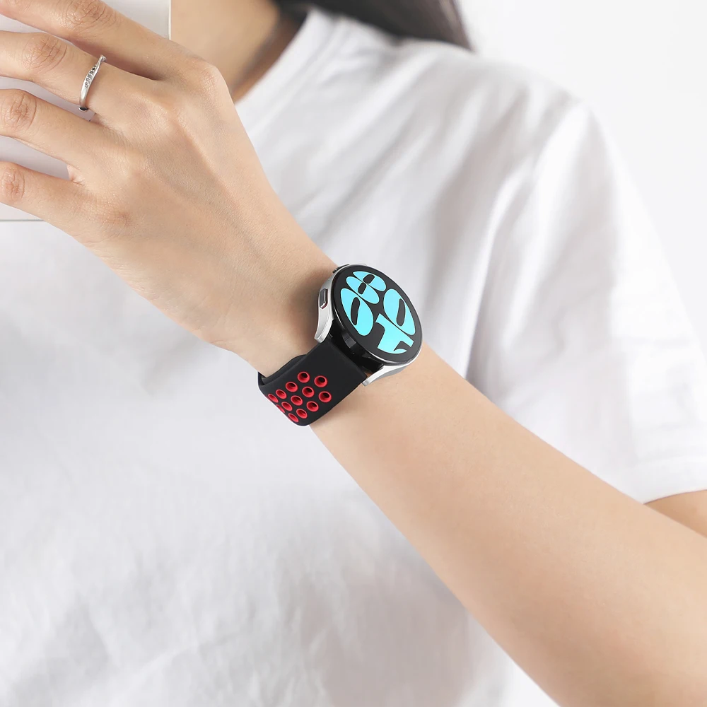 20mm No Gaps Band For Samsung Galaxy Watch 6 4 Classic 5 Pro 47mm 43mm Silicone Correa Bracelet Galaxy watch 6 Strap 44mm 40mm 20mm No Gaps Band For Samsung Galaxy Watch 6 4 Classic 5 Pro 47mm 43mm Silicone Correa Bracelet Galaxy watch 6 Strap 44mm 40mm