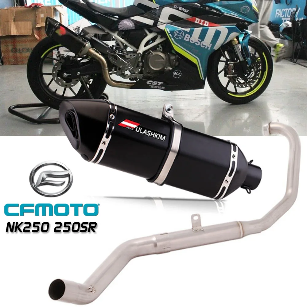 Full System Exhaust For CF Moto NK250 250SR Motorcycle Exhaust Muffler Escape Front Middle Link Pipe With DB Killer Exhaust
Full System Exhaust For CF Moto NK250 250SR Motorcycle Exhaust Muffler Escape Front Middle Link Pipe With DB Killer Exhaust