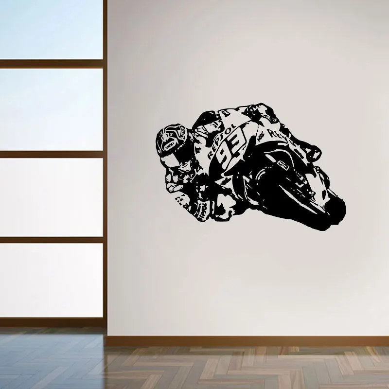 Motorcycle Stickers Vinyl Wall Stickers Motorcyclists Racers Extreme Sports Decals Racing Fans Home Art Decor Wall Stickers MT02
Motorcycle Stickers Vinyl Wall Stickers Motorcyclists Racers Extreme Sports Decals Racing Fans Home Art Decor Wall Stickers MT02
