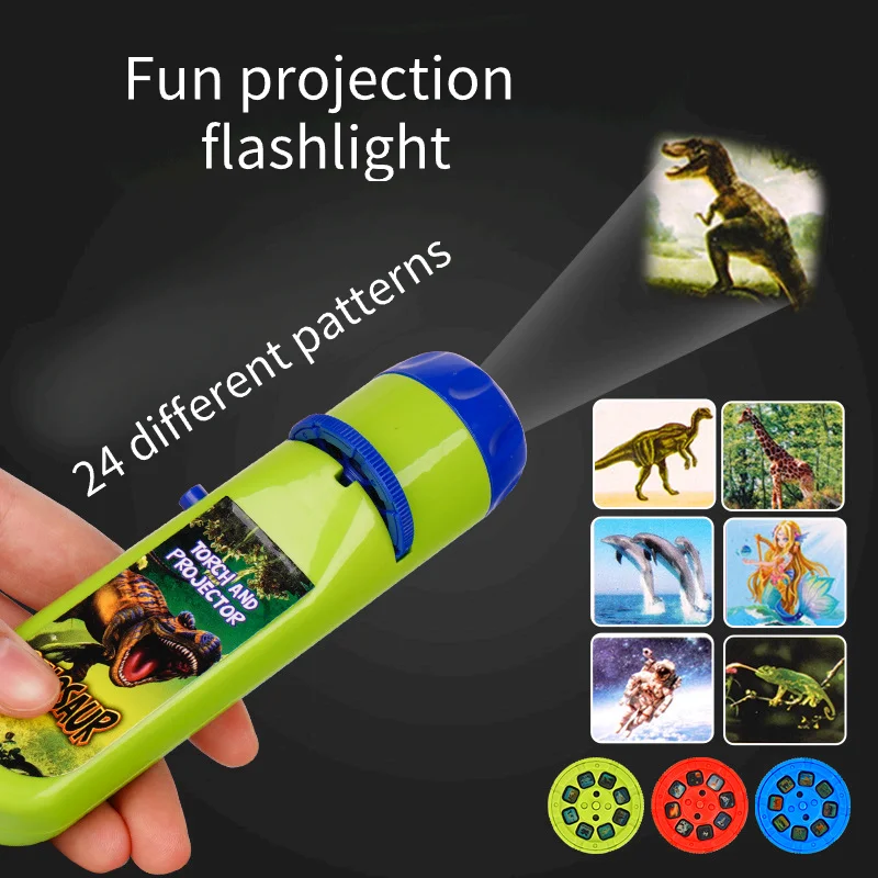 Kids Flashlight With 24 Slides Educational Learning Toys For Kids Gift & Sea Dinosaur Space Pattern Torch Projector Flashlight
Kids Flashlight With 24 Slides Educational Learning Toys For Kids Gift & Sea Dinosaur Space Pattern Torch Projector Flashlight