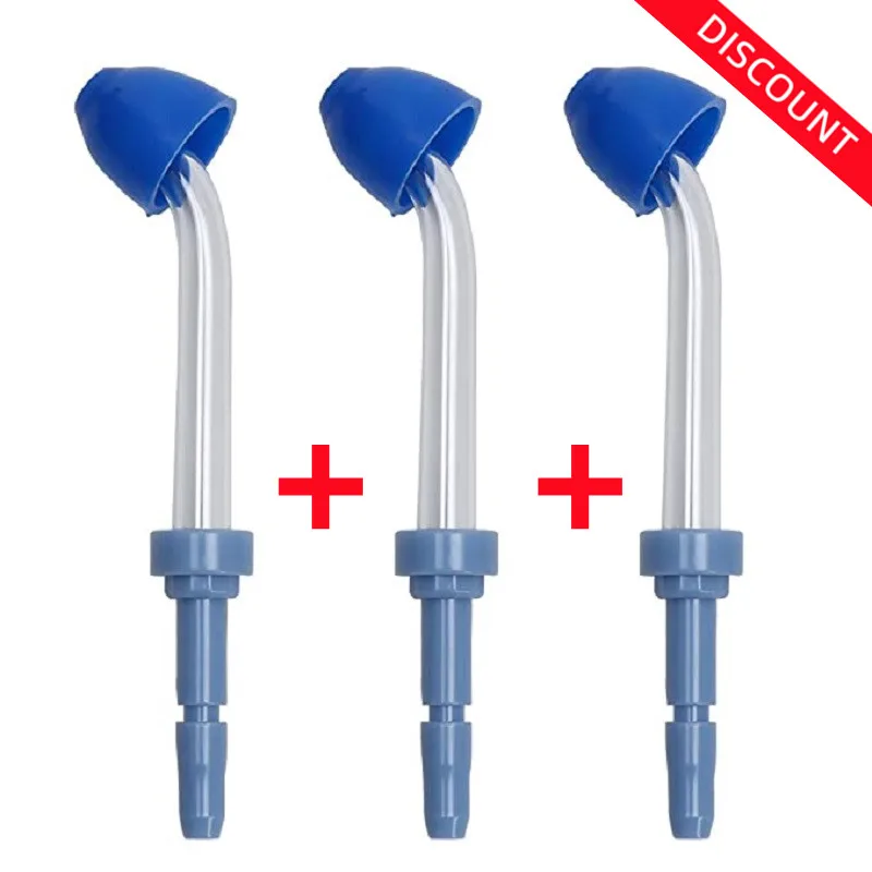 3Pcs Nasal Irrigator Nozzle Compatible With Waterpik Oral Irrigator Remove Nasal Mucus And Secretions WP-100 WP-450 WP-250 WP300
3Pcs Nasal Irrigator Nozzle Compatible With Waterpik Oral Irrigator Remove Nasal Mucus And Secretions WP-100 WP-450 WP-250 WP300