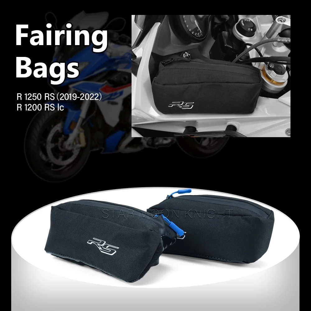 

Waterproof Bag For BMW R1250RS 2019-2022 R1200RS LC R 1250 1200 RS Accessories Side Deflector Windshield Pack Storage Tool Bags