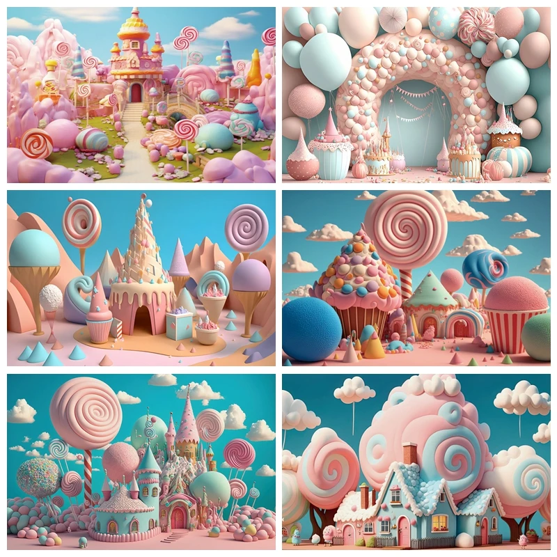 Candy Bar Baby Shower Backdrop Photograohy Newborn 1st Birthday Dreamy Candy Castle Party Decor Background Photo Photographic
Candy Bar Baby Shower Backdrop Photograohy Newborn 1st Birthday Dreamy Candy Castle Party Decor Background Photo Photographic