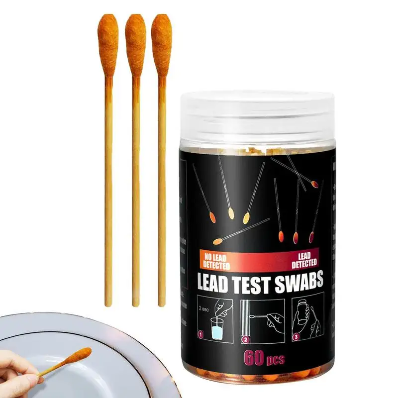 Lead Testing Kit Instant Lead Test Kit Lead Detector And Tester With 60 Test Swabs Multifunctional Lead Check Swabs For Jewelry
Lead Testing Kit Instant Lead Test Kit Lead Detector And Tester With 60 Test Swabs Multifunctional Lead Check Swabs For Jewelry