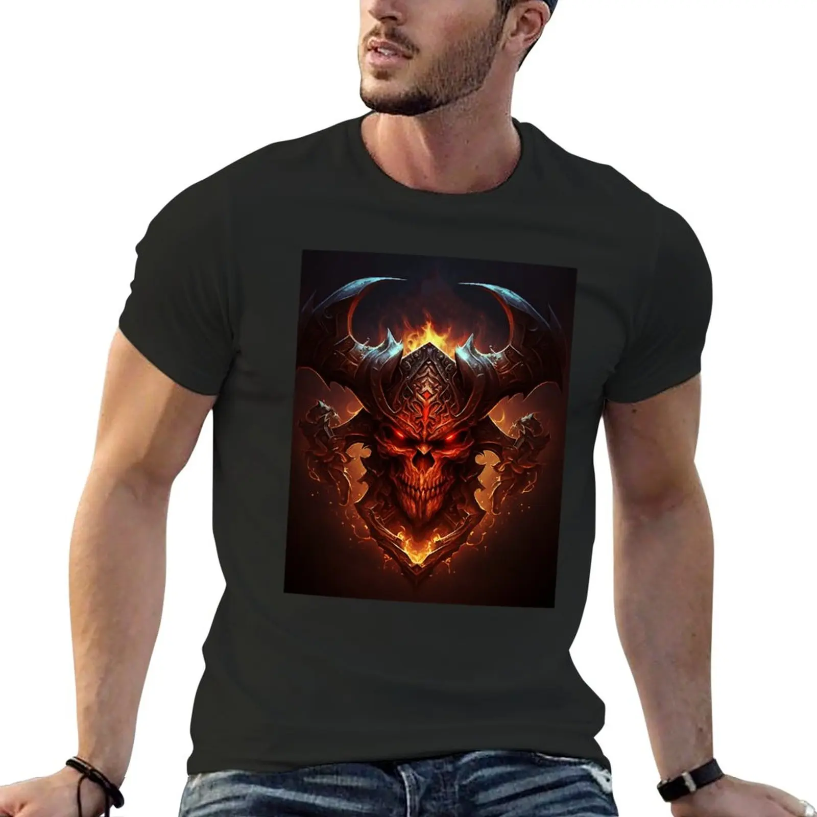 New Demon 3 T-Shirt t-shirts man sweat shirt Short t-shirt black t shirts for men
New Demon 3 T-Shirt t-shirts man sweat shirt Short t-shirt black t shirts for men
