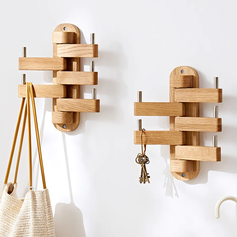 

Solid Wood Minimalist Clothes Hanger Nordic Hanging Modern Small Bedroom Ideas Coat Rack Space Saving Percheros Decoration Home