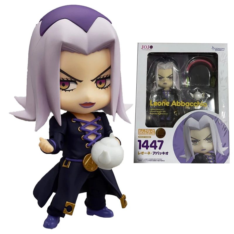 In Stock Original GOOD SMILE NENDOROID GSC 1447 Leone Abbachio JOJO's Bizarre Adventure Golden Wind Model Toy Desktop Decoration
In Stock Original GOOD SMILE NENDOROID GSC 1447 Leone Abbachio JOJO's Bizarre Adventure Golden Wind Model Toy Desktop Decoration