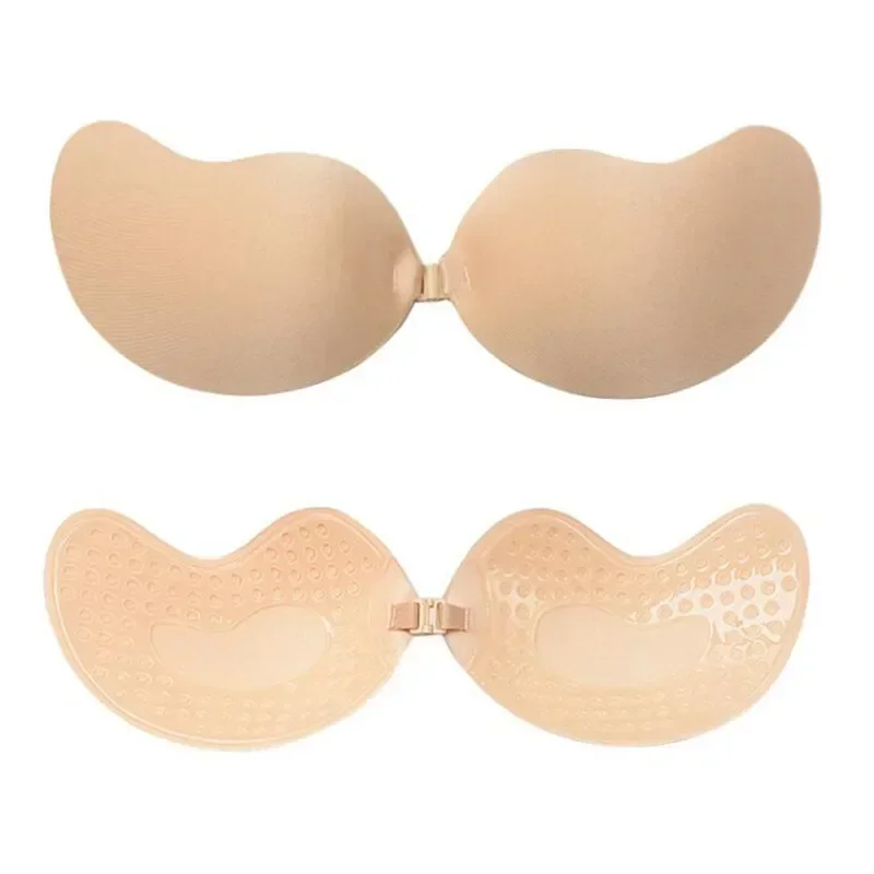 

Petals Mango Strapless Up Self Lift Nude Silicone Chest Pad Breast Adhesive 2022 Sexy Cover Invisible Bra Stickers