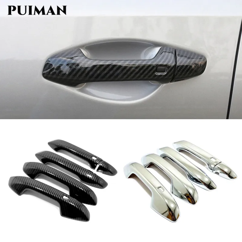 For KIA Ceed 2018 2019 Accessories LHD Car door protector Handle Decoration Cover Trim Sticker ABS Chrome/Carbon Car styling 5PC 
For KIA Ceed 2018 2019 Accessories LHD Car door protector Handle Decoration Cover Trim Sticker ABS Chrome/Carbon Car styling 5PC