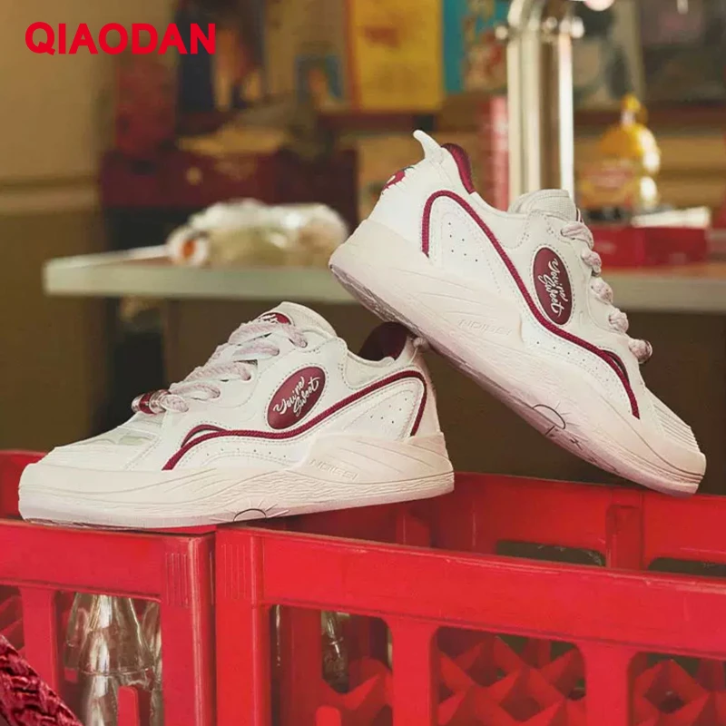 

QIAODAN Sneakers for Women 2024 New Hard-Wearing Comfortable Athletic Lightweight Thick Sole Casual Outdoor Shoes XM16240535