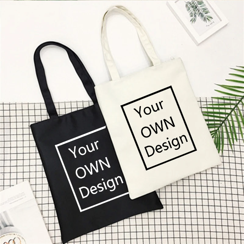 Custom Totes Bag Shopping Add Your Text Print Original Design White Black Unisex Fashion Travel Canvas Bags Female Shoulder Bags
Custom Totes Bag Shopping Add Your Text Print Original Design White Black Unisex Fashion Travel Canvas Bags Female Shoulder Bags