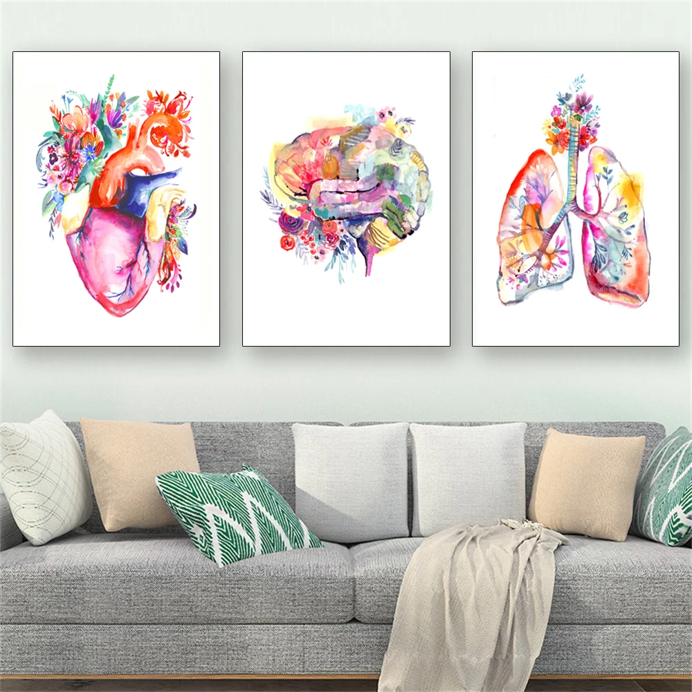 Human Organs Art Canvas Painting Anatomical Organs Art Prints Medical Painting Medical Education Office Wall Art Home Decor
Human Organs Art Canvas Painting Anatomical Organs Art Prints Medical Painting Medical Education Office Wall Art Home Decor